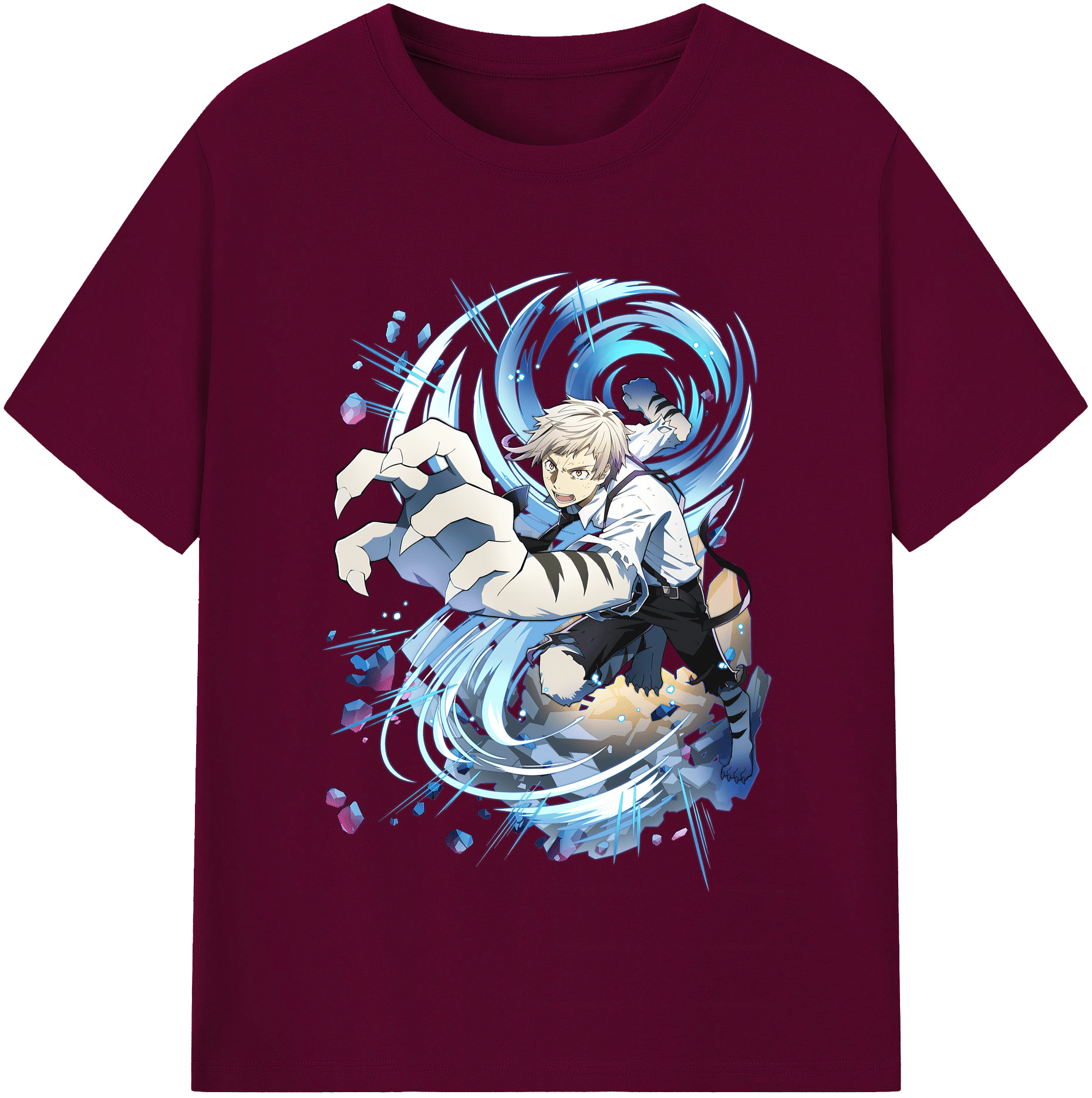 （画像用） 文豪ストレイドッグス Bungo Stray Dogs レディースカジュアルプリントTシャツ（綿100％）